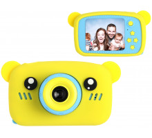 РАСПРОДАЖА Фотоаппарат детский мишка Teddy GM-24 (РОЗОВЫЙ/ЖЁЛТЫЙ) [602] (100 шт/ящ)