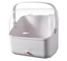 Органайзер для косметики 2 секции (c розовой ручкой) (W-9) (+ВИТРИНА 1 шт)