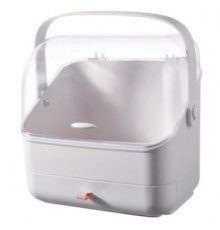 Органайзер для косметики 2 секции (c розовой ручкой) (W-9) (+ВИТРИНА 1 шт)