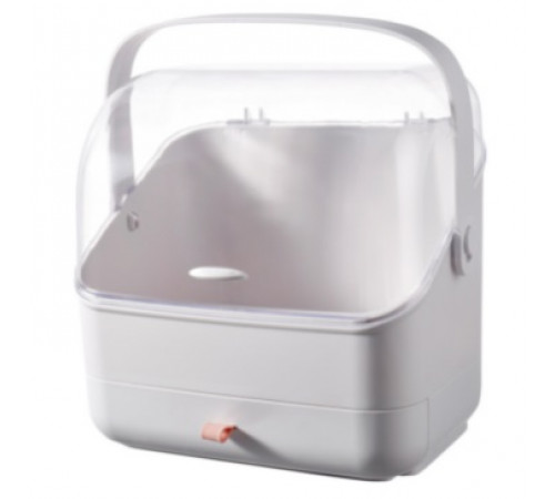 Органайзер для косметики 2 секции (c розовой ручкой) (W-9) (+ВИТРИНА 1 шт)