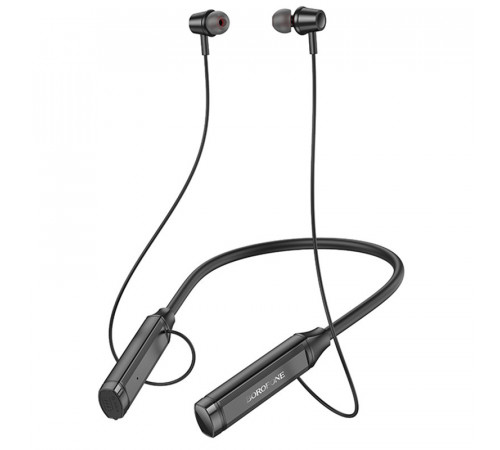 Бездротові спортивні навушники BOROFONE BE66 Motor neck-mounted BT headset Black (6941991109140)