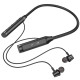 Бездротові спортивні навушники BOROFONE BE66 Motor neck-mounted BT headset Black (6941991109140)