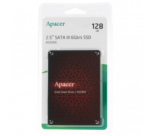 Накопичувач SSD Apacer AS350X 128GB 2.5" 7mm SATAIII 3D NAND (AP128GAS350XR-1)