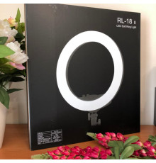 НЕТУ Кольцевая LED лампа RL-18 II 55W (USB) (WiFi-пульт) (45см) (3 крепления) (сумка) // [602] (5 шт/ящ)