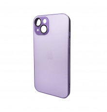 Чохол для смартфона AG Glass Matt Frame Color Logo for Apple iPhone 15 Light Purple (AGMattFrameiP15LPurple)