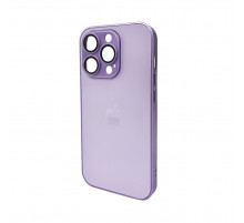 Чохол для смартфона AG Glass Matt Frame Color Logo for Apple iPhone 15 Pro Light Purple (AGMattFrameiP15PLPurple)