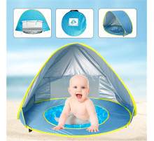 Палатка детская с бассейном автоматическая (WM-BABY POOL) // (20 шт/ящ)