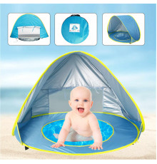 Палатка детская с бассейном автоматическая (WM-BABY POOL) // (20 шт/ящ)