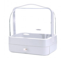 Органайзер для косметики 2 секции (розовый) YM206 Single Drawer