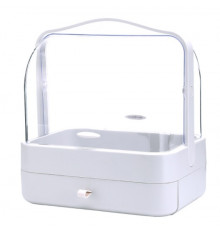 Органайзер для косметики 2 секции (розовый) YM206 Single Drawer