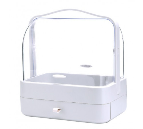 Органайзер для косметики 2 секции (розовый) YM206 Single Drawer