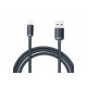 Кабель Baseus Crystal Shine Series Fast Charging Data Cable USB to iP 2.4A 2m Black (CAJY000101)