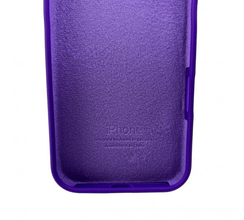 Чохол для смартфона Silicone Full Case AA Camera Protect for Apple iPhone 16 22,Dark Purple (FullAAi16-22)