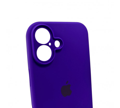 Чохол для смартфона Silicone Full Case AA Camera Protect for Apple iPhone 16 22,Dark Purple (FullAAi16-22)