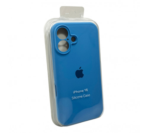 Чохол для смартфона Silicone Full Case AA Camera Protect for Apple iPhone 16 49,Cornflower (FullAAi16-49)
