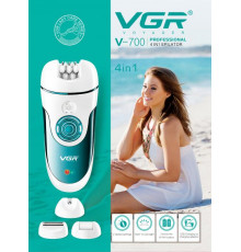 700 VGR   аккумуляторный  женский пилятор   VGR V-700           V-700    (40)