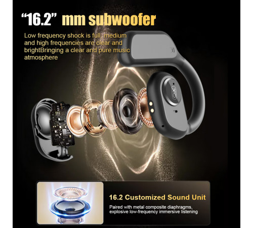 Бездротові навушники XO G20 Fencer Clip Ear