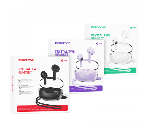 Бездротові навушники Borofone BW46 Ice