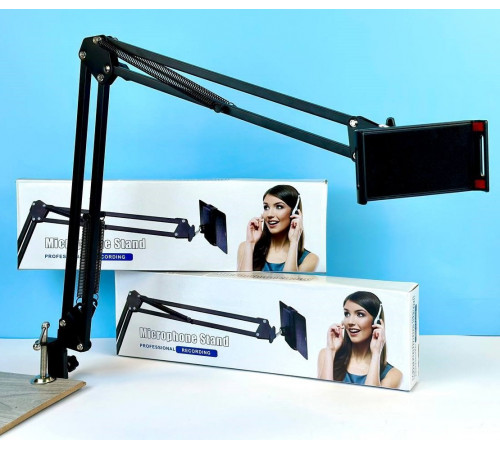 Тримач стійка-пантограф NB-35 для телефону та планшета зі струбциною