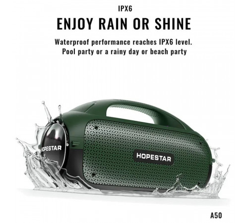 УЦІНКА Колонка HOPESTAR A50 з мікрофоном (40,8*16,0*21,7 см) (під ремонт)