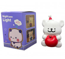 Нічник ведмедик з яблуком