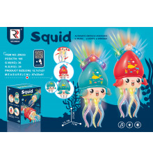 Іграшка танцюючий музичний восьминіг з підсвіткою ZR233 (108 шт)