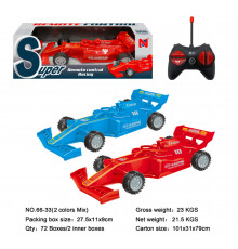 Машинка "Автомобіль Формули-1" на пульті керування 66-33 (72 шт)