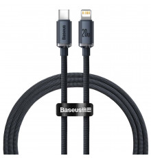 Кабель Baseus Crystal Shine Series Fast Charging Data Cable Type-C to iP 20W 1.2m Black (CAJY000201)