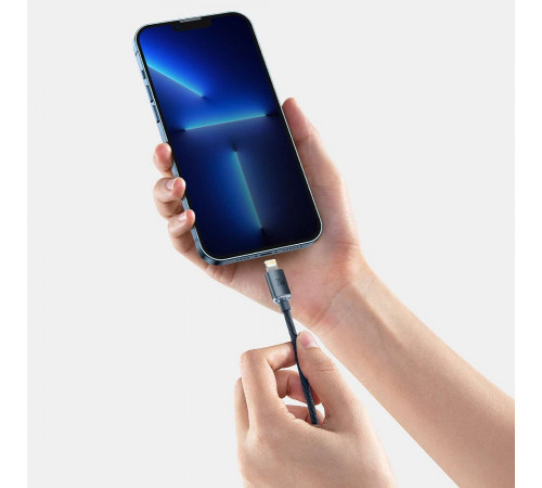 Кабель Baseus Crystal Shine Series Fast Charging Data Cable Type-C to iP 20W 1.2m Black (CAJY000201)