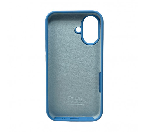Чохол для смартфона Silicone Full Case AA Open Cam for Apple iPhone 16 49,Cornflower (FullOpeAAi16-49)