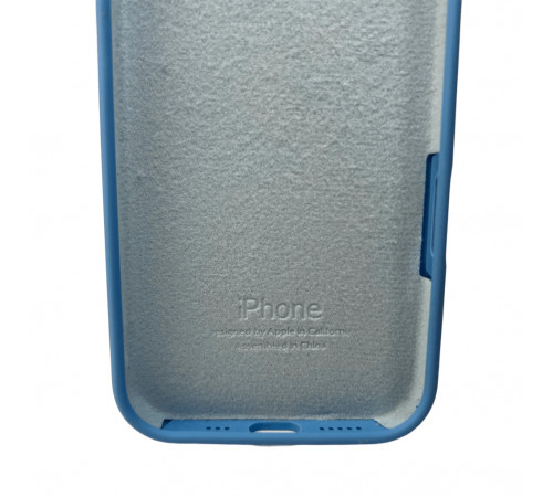 Чохол для смартфона Silicone Full Case AA Open Cam for Apple iPhone 16 49,Cornflower (FullOpeAAi16-49)