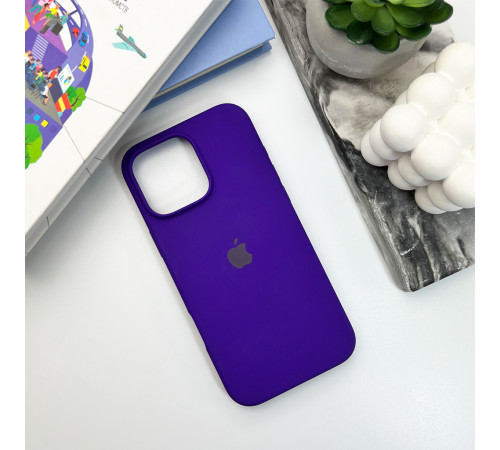 Чохол для смартфона Silicone Full Case AA Open Cam for Apple iPhone 16 Pro 22,Dark Purple (FullOpeAAi16P-22)