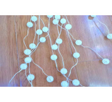 Гирлянда RD-251 бахрама шарик 50LED Ширина 3м,Высота 60см Цвет ламп-Тёплый (50 шт/ящ)