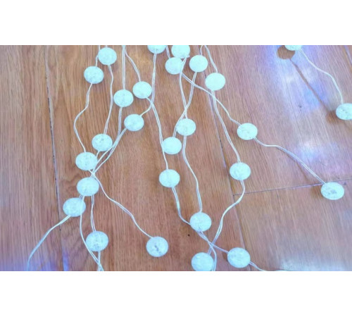 Гирлянда RD-251 бахрама шарик 50LED Ширина 3м,Высота 60см Цвет ламп-Тёплый (50 шт/ящ)