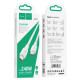 Кабель HOCO X93 Type-C to Type-C 240W, 2m, TPE, TPE connectors, White (6931474790743)