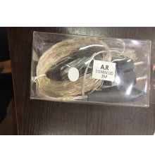 Гирлянда RD-209 конский хвост 510LED 17 линий по 30LED 3м 220В + блок питания + 8 режимов + хвостовая заглушка Цвет ламп-Синий (50 шт/ящ)