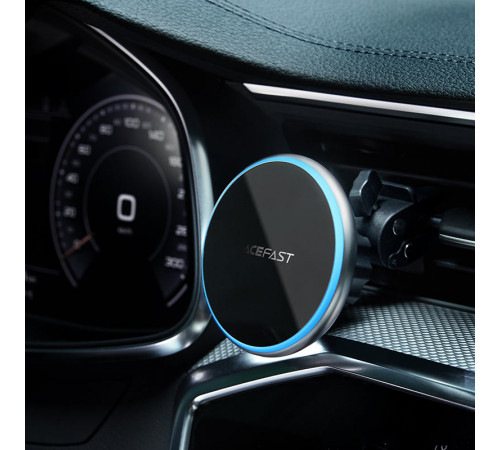 Автотримач для телефона з БЗП ACEFAST D3 magnetic wireless charging car holder Silver (6974316280446)