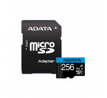 Карта пам'яті microSDXC (UHS-1) A-DATA Premier 256Gb Class 10 А1 (R-100Mb/s)  (adapter SD) (AUSDX256GUICL10A1-RA1)