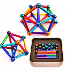 РАСПРОДАЖА Нео куб стержни Цветной (100 шт/ящ)