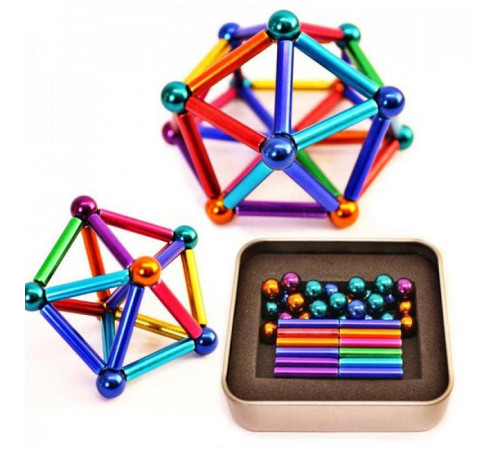 РАСПРОДАЖА Нео куб стержни Цветной (100 шт/ящ)