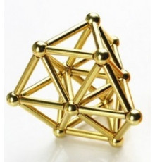 РАСПРОДАЖА Нео куб стержни Золотой (100 шт/ящ)