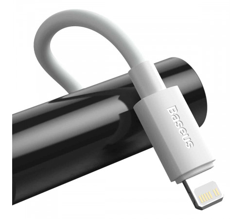 Кабель Baseus Simple Wisdom Data Cable Kit USB to iP PD 20W (2PCS/Set）1.5m White (TZCATLZJ-02)
