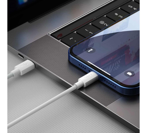 Кабель Baseus Simple Wisdom Data Cable Kit USB to iP PD 20W (2PCS/Set）1.5m White (TZCATLZJ-02)
