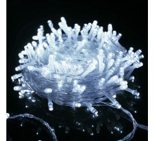 Гирлянда RD-7051 100LED УЛИЦА Провод-Белый, Цвет ламп-Белый (100 шт/ящ)