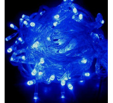 Гирлянда RD-7055 200LED УЛИЦА Провод-Белый, Цвет ламп-Синий (50 шт/ящ)