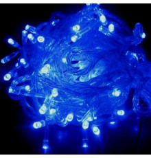 Гирлянда RD-7055 200LED УЛИЦА Провод-Белый, Цвет ламп-Синий (50 шт/ящ)