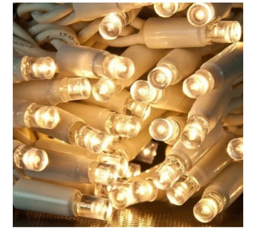 Гирлянда RD-7056 300LED УЛИЦА Провод-Белый, Цвет ламп-Тёплый [309] (30 шт/ящ)