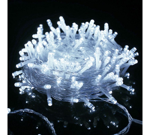 Гирлянда RD-7057 300LED УЛИЦА Провод-Белый, Цвет ламп-Белый [309] [602] (30 шт/ящ)