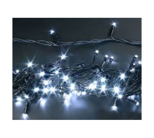 Гирлянда RD-7060 100LED УЛИЦА Провод-Чёрный, Цвет ламп-Белый (100 шт/ящ)