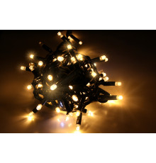 Гирлянда RD-7062 200LED УЛИЦА Провод-Чёрный, Цвет ламп-Тёплый (50 шт/ящ)